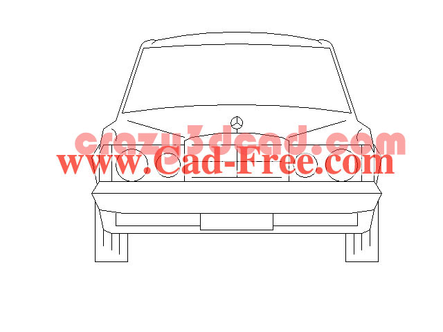 Mercedes-Benz CAD elevation